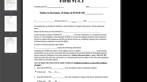 Form 91CI
