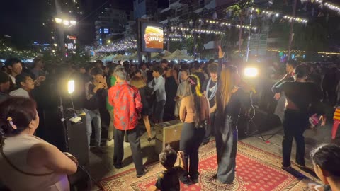 Riverside in Phnom Penh, Cambodia
