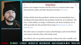 Trump Orders FULL FORCE Of Military Against Antifa, Democrat Vet Says DEFY Trump's Orders | Tim Pool