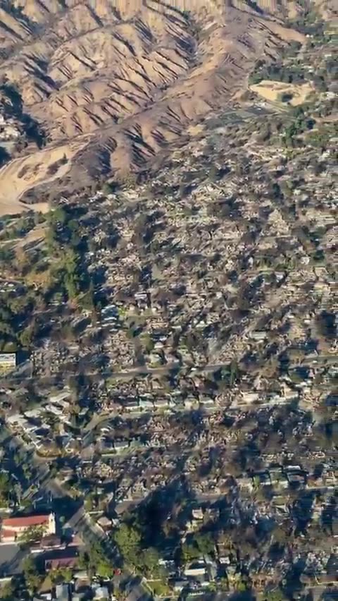 LA Fires - Look how many trees are left - DEW´s confirmed by this fact