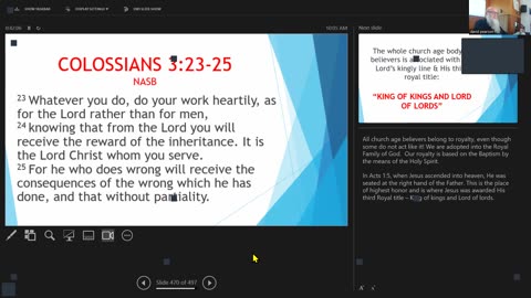 Sunday October 26, 2025 Forty Grace Gifts 13: Royal Family of God