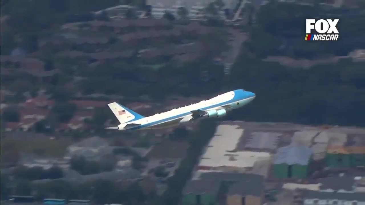 President Donald J. Trump is on his way to the Daytona 500.