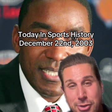 THE HISTORIC SPORTS MOMENT OF DECEMBER 22nd, 2003