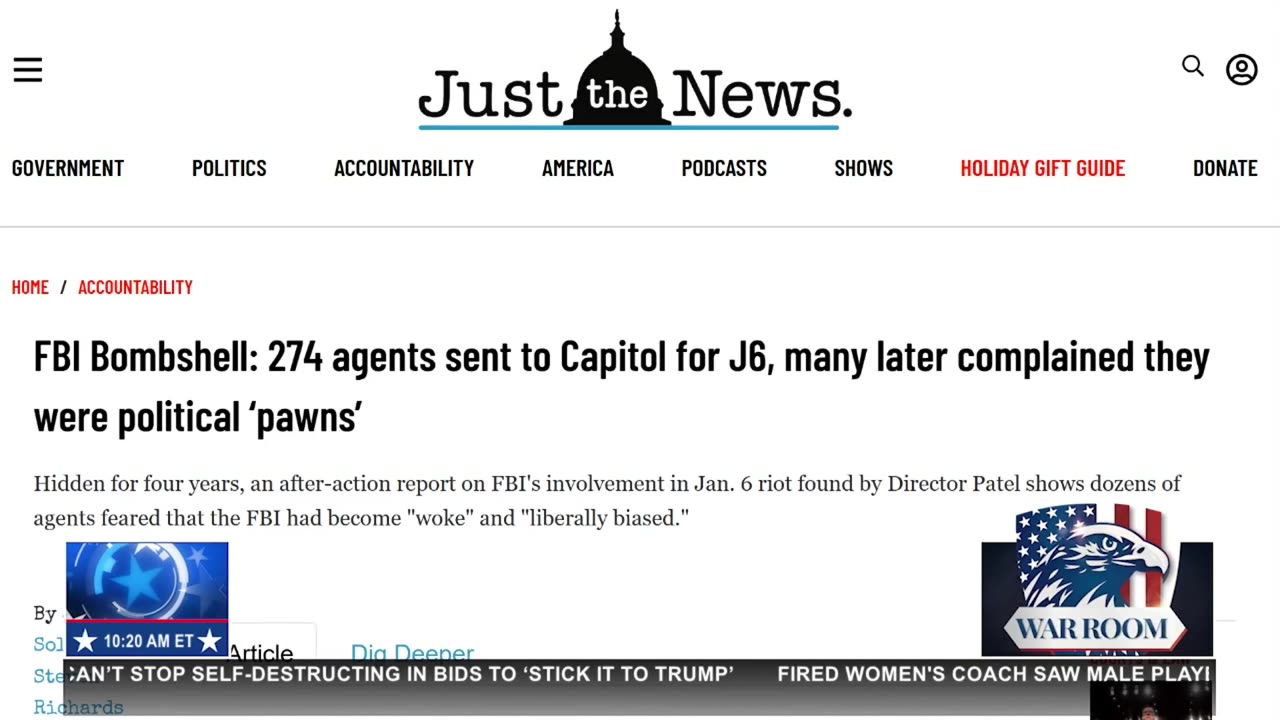 275 FBI AGENTS AT J6 — SOLOMON DROPS BOMBSHELL