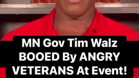 MN Gov Tim Walz BOOED By ANGRY VETERANS At Event!