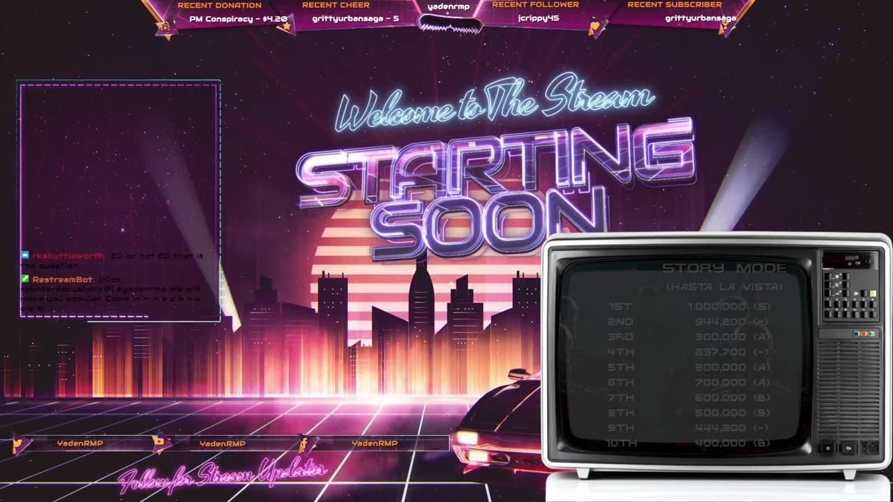 Clothes, ✔. Boots, ✔. Motorcycle, ✔. Guitars and Cadillacs.