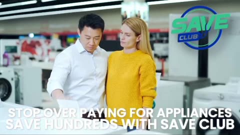 Stop overpaying for appliances save HUNDREDS with Save Club!
