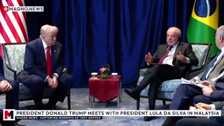 🇺🇸|🇧🇷 President Donald Trump Meets President of Brazil Lula da Silva in Malaysia