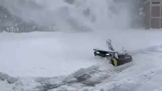 fully robotic snowblower