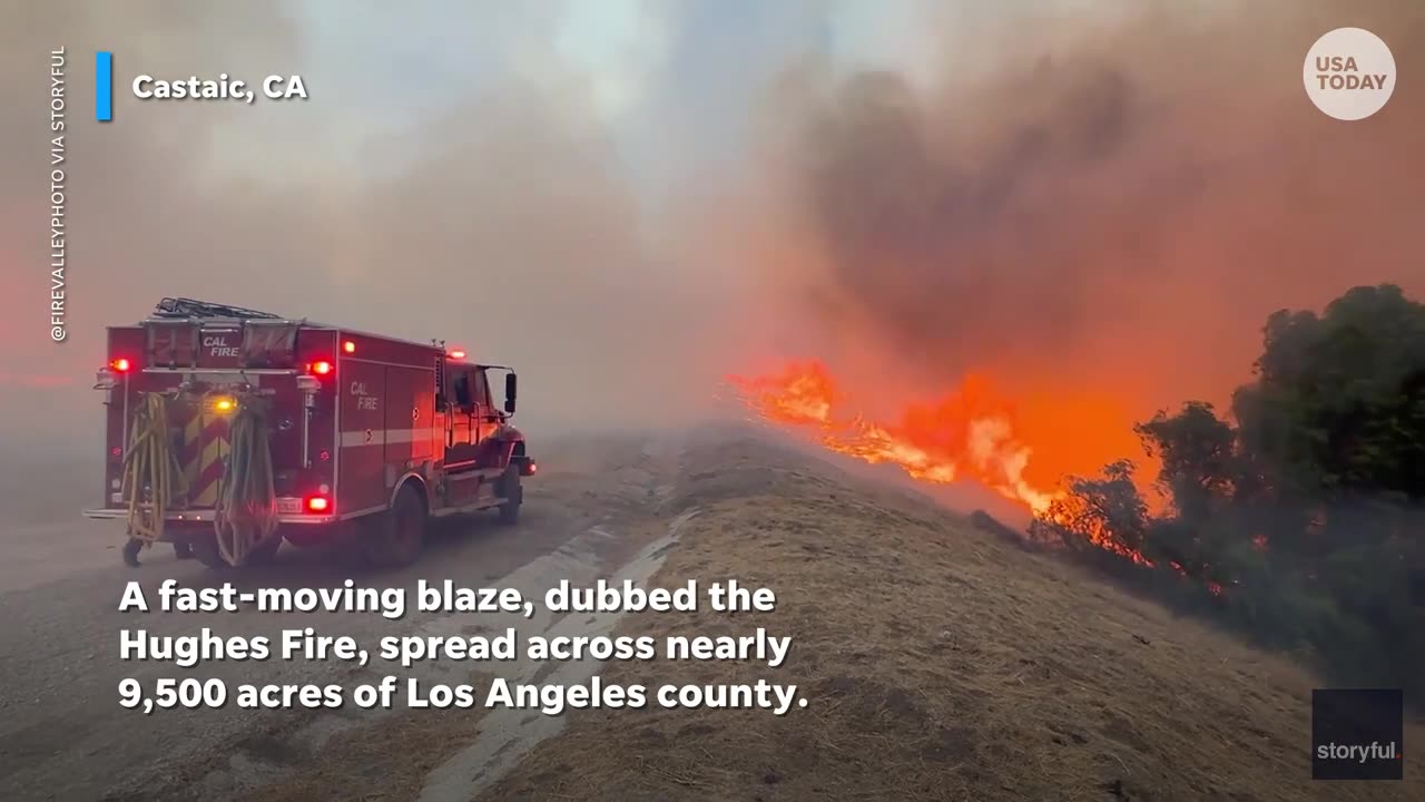 Californians on high alert as new fires scorch California | USA TODAY 360