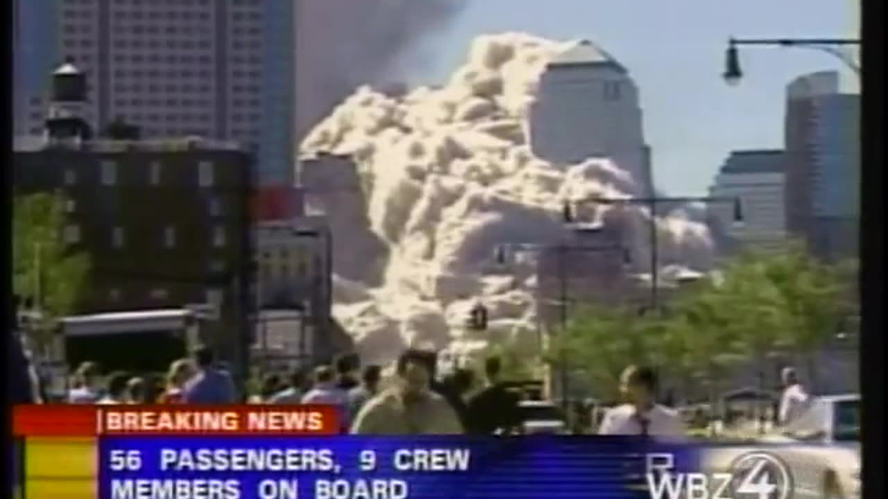 911 UPN CBS News Coverage WSBK Boston September 11, 2001 330 to 345 pm