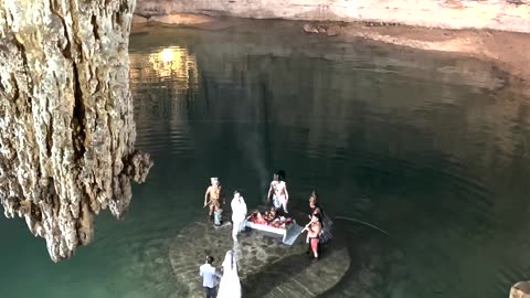 Mayan Wedding in Picturesque Cenote