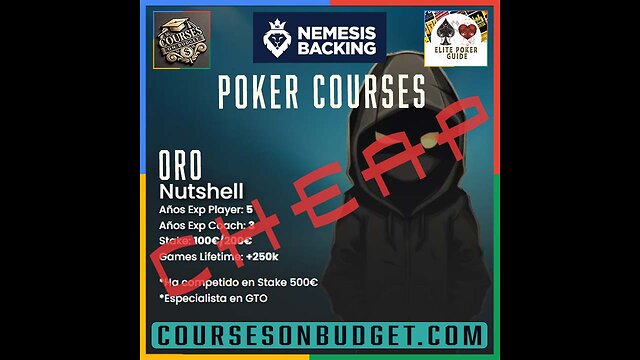 Nemesis Backing - NUTSHELL - ORO Muestra gratis! 🇪🇸