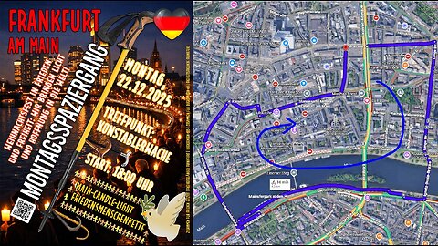 🕯 Weihnachtsdemo Frankfurt – Licht & Hoffnung für Frieden und Freiheit 🕯 – 22.12.2025