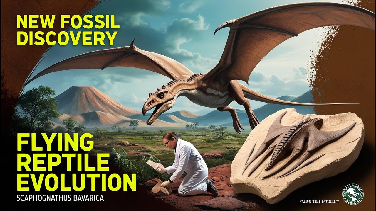 New Fossil Discovery Bridges Evolutionary Gap in Pterosaurs | Skiphosoura bavarica Unveiled