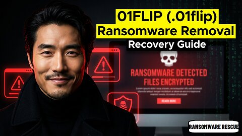 || SOLVED ✅🔘|| 01Flip (.01flip) ransomware Virus - removal and Decryption