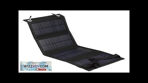 USB 5V 20W Foldable Solar Panel Solar Charger Power Bank Portable Charger Review