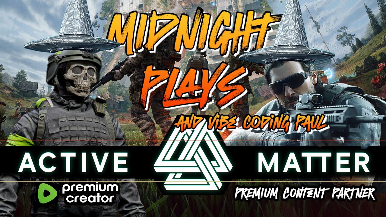 Gaming w/ Midnight | Vibe Coding & Active Matter Gameplay | Come Build Paul Together!