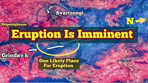 Imminent Eruption: Iceland GPS Analysis, Likely Time & Location, Volcano, Svartsengi, Skipatsighraun