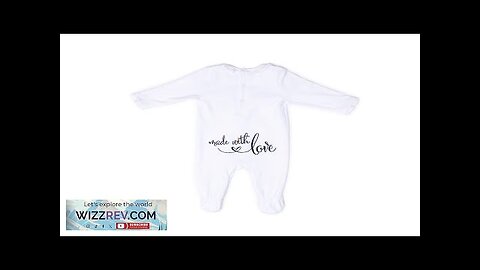 RB ROYAL BABY ORGANIC COTTON SLEEVE FOOTED OVERALL FOOTIE (LITTLE ME) WHITE Review