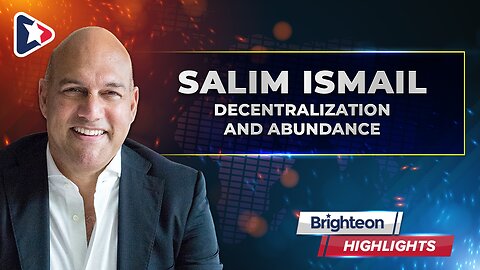 Decentralization and Abundance, an interview with Salim Ismail