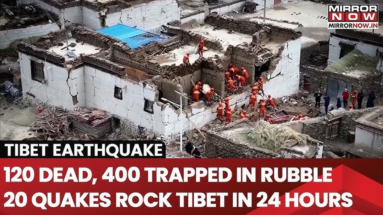 Rescuers dig through rubble of homes destroyed in deadly Tibet earthquake