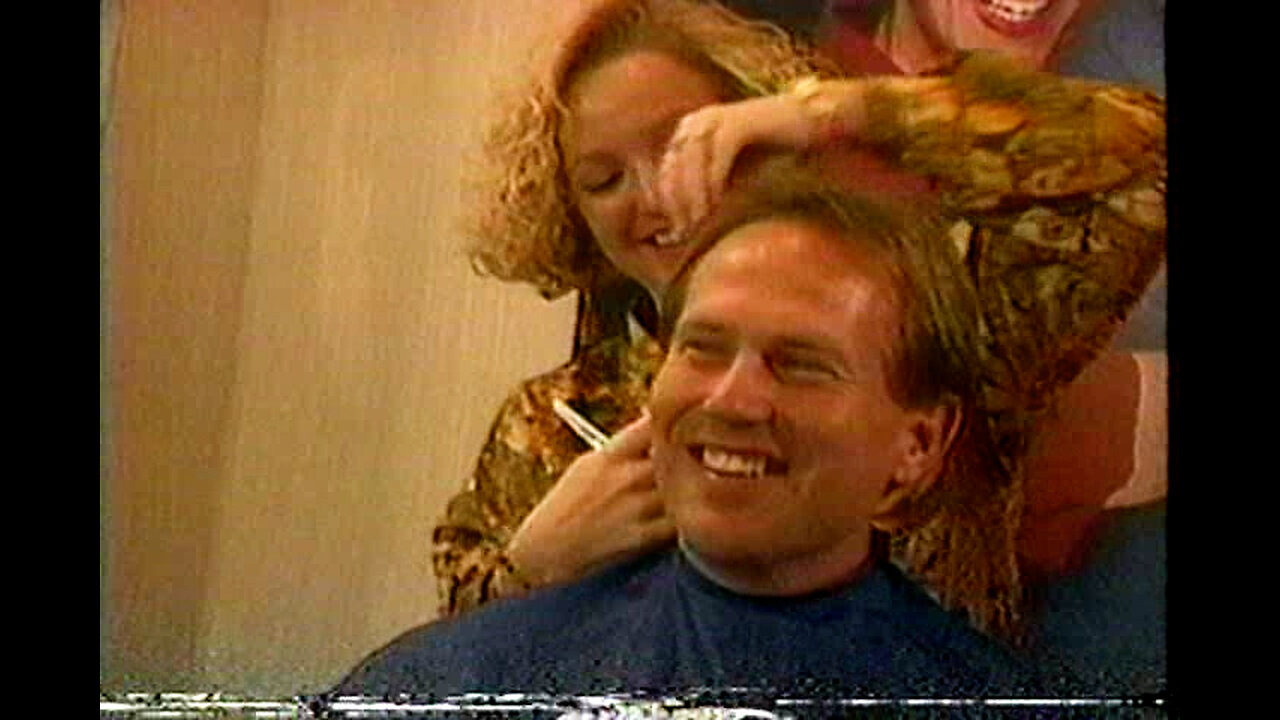 February 2, 1994 - Ted Kitchel and John Laskowski Need Haircuts Before Game Day