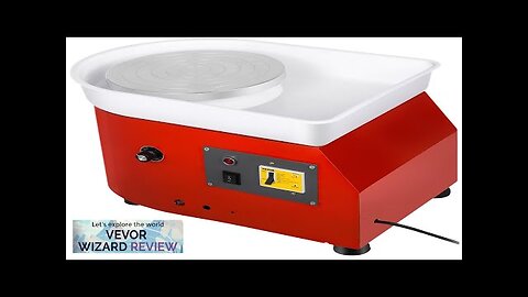 VEVOR Pottery Wheel 25cm Pottery Forming Machine 350W Electric Pottery Wheel DIY Review