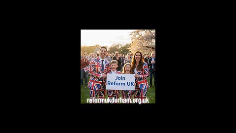 "Ready to make a change? 🌍✨ Join Reform UK and be the voice of progress! Together