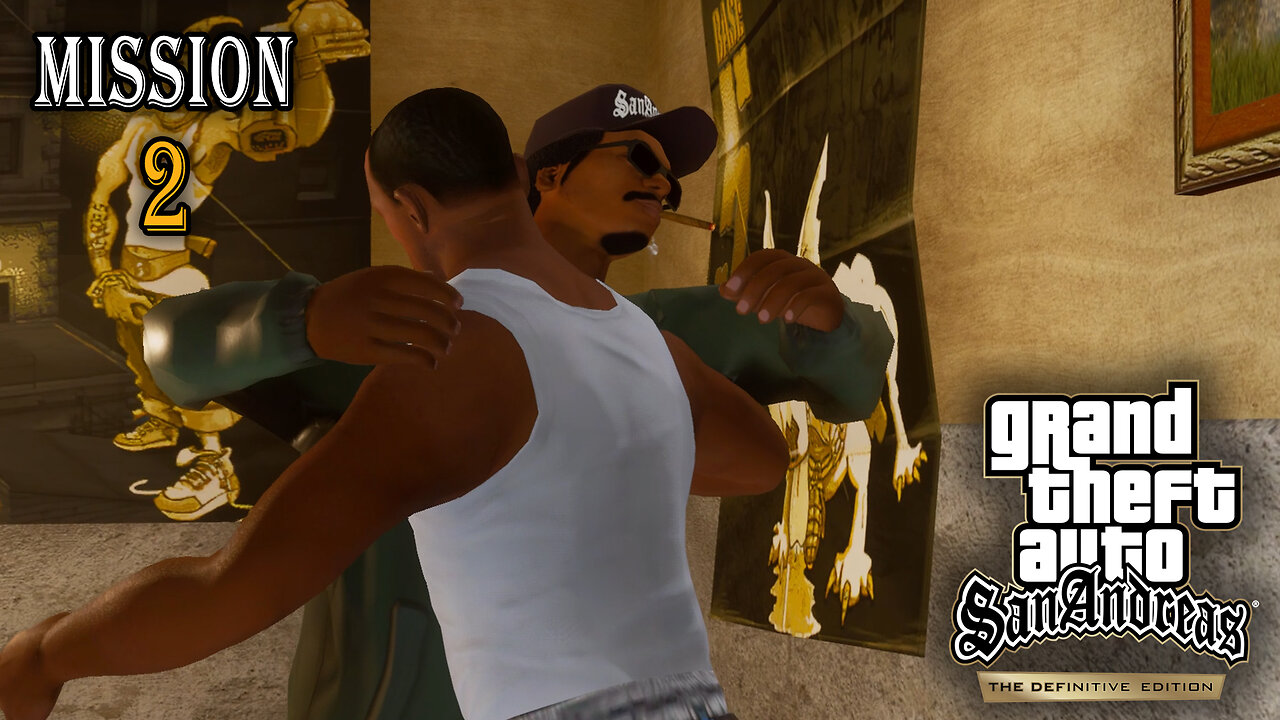 GTA San Andreas Definitive Edition - Mission #2 | Walkthrough NO COMMENTARY