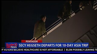 SECY HEGSETH DEPARTS FOR 10 DAY ASIA TRIP