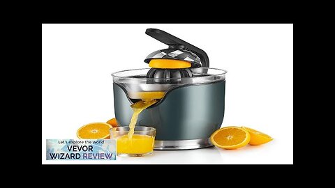 VEVOR Electric Citrus Juicer Orange Juice Squeezer with Two Size Juicing Cones Review