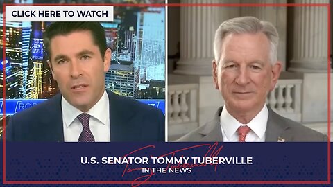 Senator Tuberville Joins Newsmax to Discuss CR and Schumer Shutdown Threats