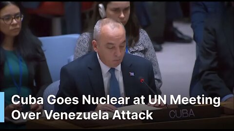 “Imperialist and Fascist”: Cuba Accuses US of Kidnapping Maduro, Waging State Terrorism