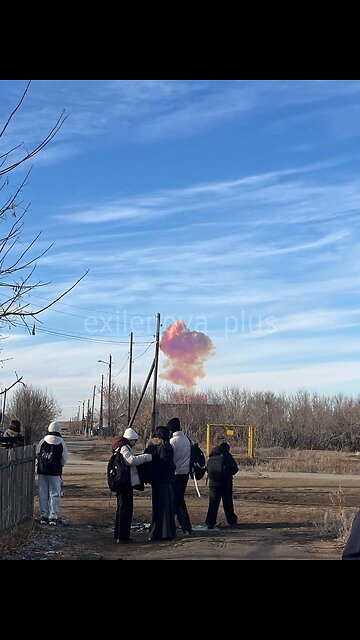 Strange things were happening today over the Yasny test site near Orenburg, - Exilenova