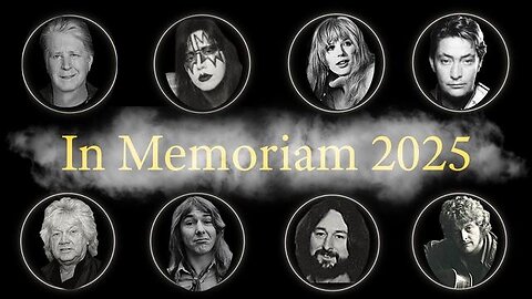 MUSICIANS LOST IN 2025 - R.I.P.