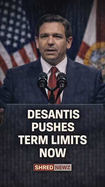 🚨 DESANTIS SAYS CONGRESS CAN BE FORCED INTO TERM LIMITS WITHOUT THEIR PERMISSION