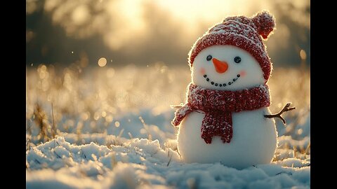 Cozy Winter Snowman | Cute Aesthetic Cardigan-Style Winter Vibes ❄️☃️