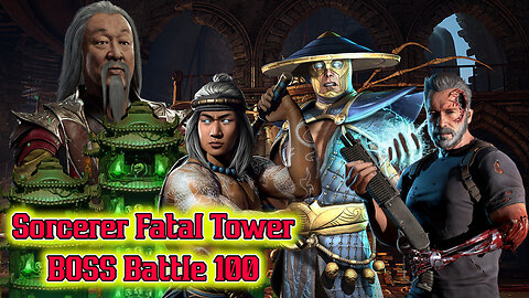 MK Mobile. Sorcerers Fatal Tower BOSS Battle 100