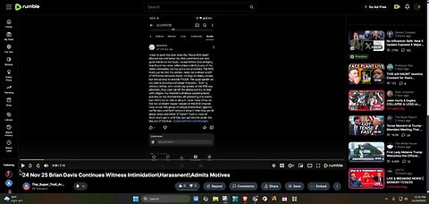 Witness Intimidation Brian Davis 24-11-25