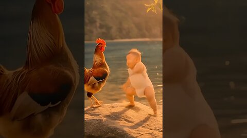 Ai Boy With Animal Fight