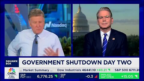 Scott Bessent: Schumer and Jeffries Driving Shutdown to Protect Poll Numbers, Not the Public