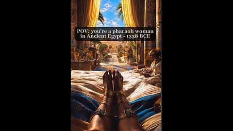POV: you’re a pharaoh woman in Ancient Egypt - 1338 BCE