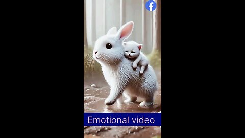 rabbit ne bachai Cat ki jan in Emotional story #EmotionalCat #CatLover #HeartTouching