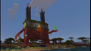 AN adventure world I made with a friend in Minecraft