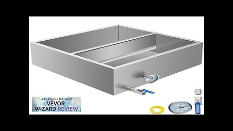 2'x2' Flow Divided Maple Syrup Pan w/Valve Therm Plugs. Evaporator Review