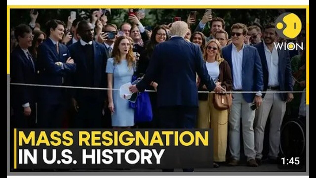 MASS RESIGNATION IN U.S HISTORY