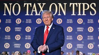 U.S. President Donald Trump remarks on tips and taxes in Las Vegas