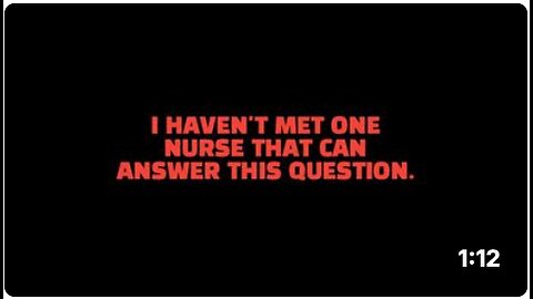 Hey Nurse ... Have you ever heard of Kary Mullis?