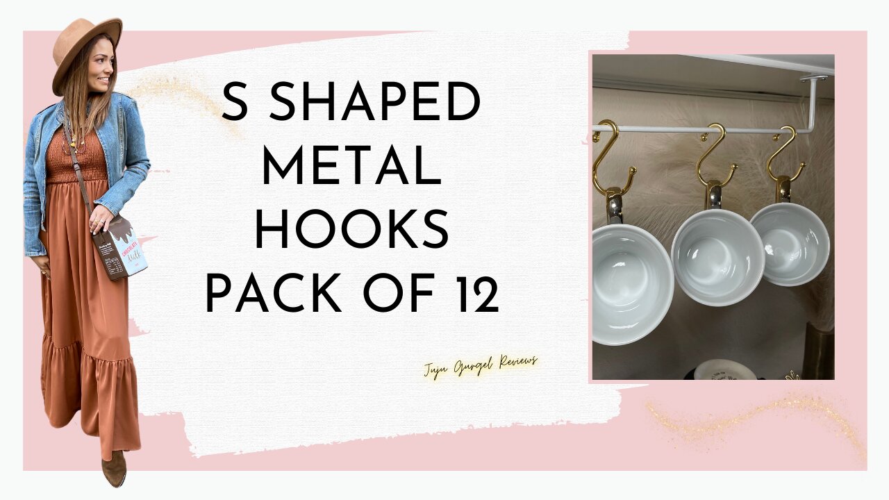 S Shaped metal hooks pack of 12 review